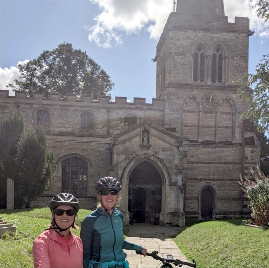 Jo and Linda at St Mary’s, Burton Latimer